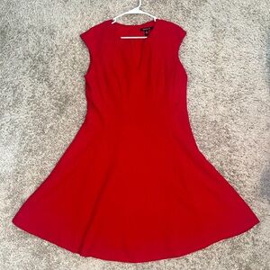 Suite 7 Red Midi Fit & Flare Dress